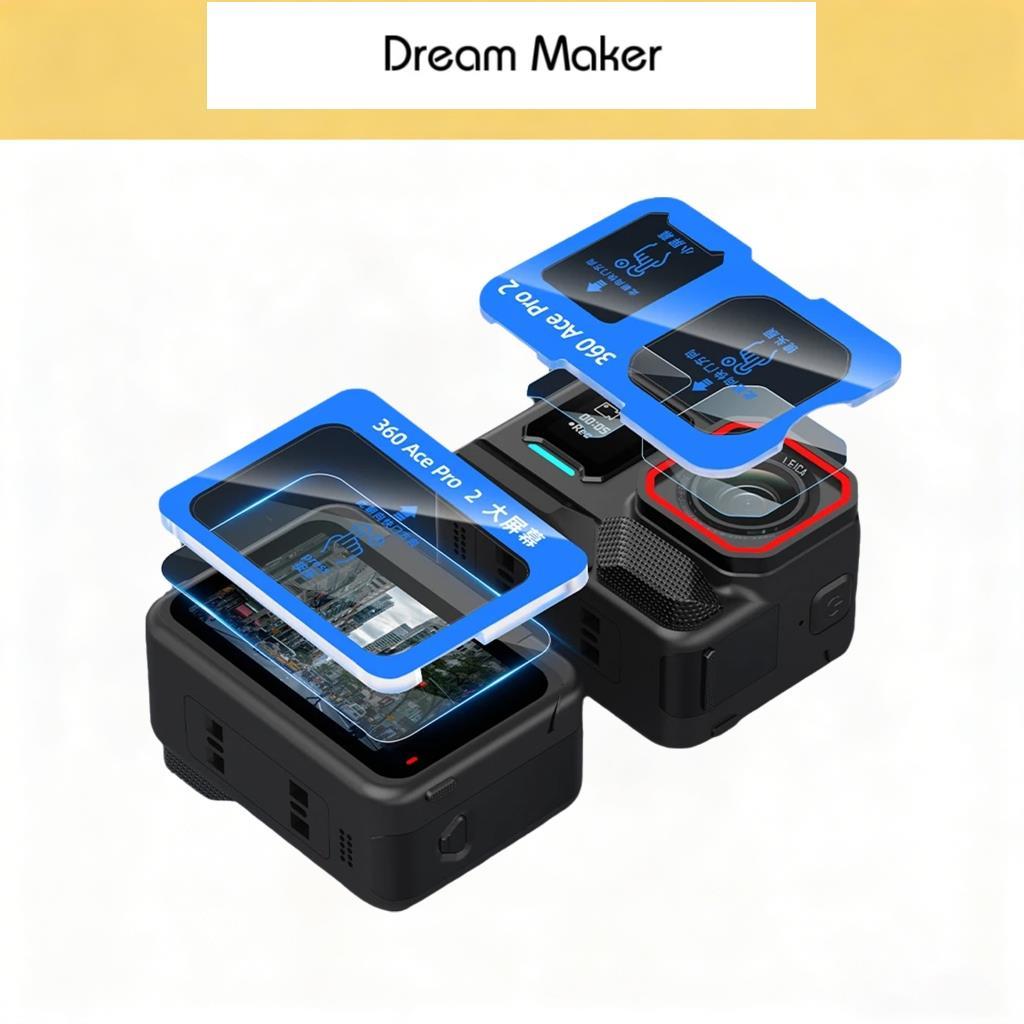 ฟิล์มกันรอย HD สําหรับ Insta360 Ace Pro2 ไร้รอยต่อติดตั้งง่ายพร้อมความรู้สึกสัมผัสพื้นเมือง