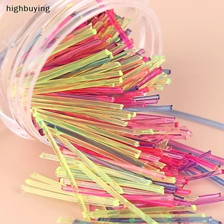 [highbuying] ใหม่ พร้อมส่ง ต่างหูพลาสติก กันแพ้ หลากสี 60 ชิ้น 200 ชิ้น