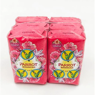 ถูกที่สุดแล้ว !! สบู่นกแก้ว Parrot 55 กรัม (1 แพ็คมี 6 ก้อน) ราคาพิเศษ และ กลิ่นลีลาวดีจัมโบ้ ก้อนใหญ่ 105 ก. แพ็ค 4ก้อน