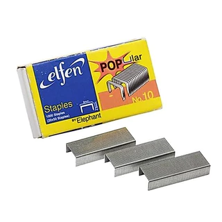 ลวดเย็บ เบอร์ 10 เอลเฟ่น ELFEN ( 1กล่องใหญ่ มี 24 กล่องเล็ก ) ลวดเย็บกระดาษ ลูกแม็ก รุ่น Popular elfen ของแท้