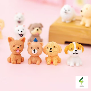 ตุ๊กตาน้องหมาจิ๋ว มีราคาส่ง* สำหรับตกแต้งบ้าน ตุ๊กตา ตกแต่งหน้าเค้ก ตุ๊กตาสุนัข ลูกสุนัข ของจิ๋ว ประดับ ตุ๊กตาจิ๋ว โมเดล