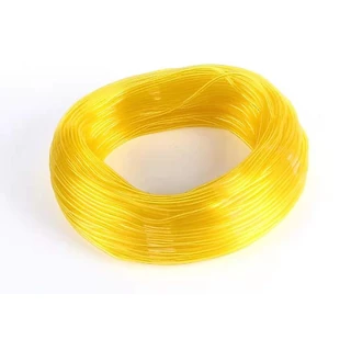 สายน้ำมัน 3.0 มม. 100 เมตร เครื่องตัดหญ้า พ่นยา เลื่อยยนต์(สีเหลือง)