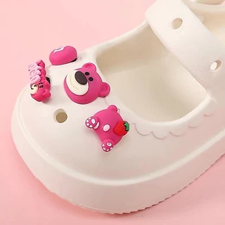 LOT03 รองเท้าแตะ ผู้หญิง รองเท้าหมีเบอร์รี่ เกาหลี แฟชัน รองเท้าหัวโต