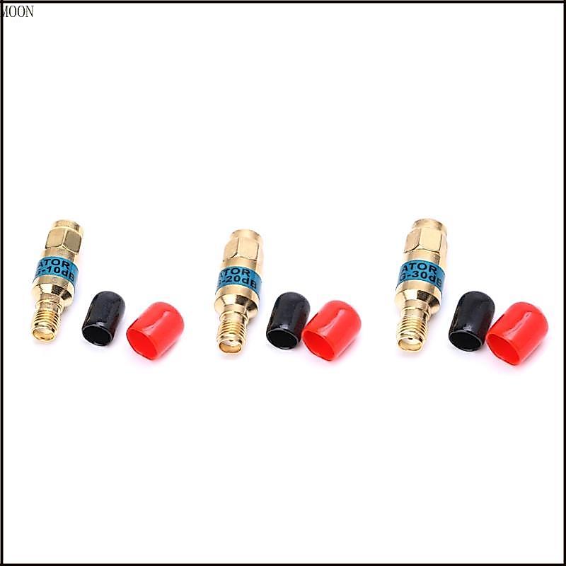 MOON Golden Attenuator SMA-JK ชายหญิง RF Coaxial Attenuator 2W 0-6GHz 30db