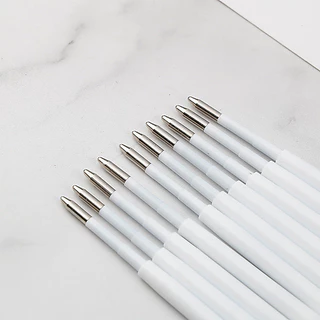 แกนปากกาลูกลื่น หมุนได้ 0.7 มม. 9.9 ซม. สีดํา และสีน้ําเงิน สําหรับเครื่องเขียน การเรียนรู้ และสํานักงาน 5 ชิ้น