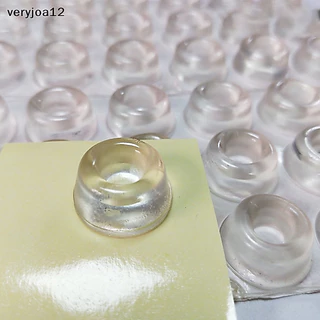 [Veryjoa] ยางซิลิโคนใส มีกาวในตัว สําหรับติดกันชนตู้เสื้อผ้า 12 ชิ้น