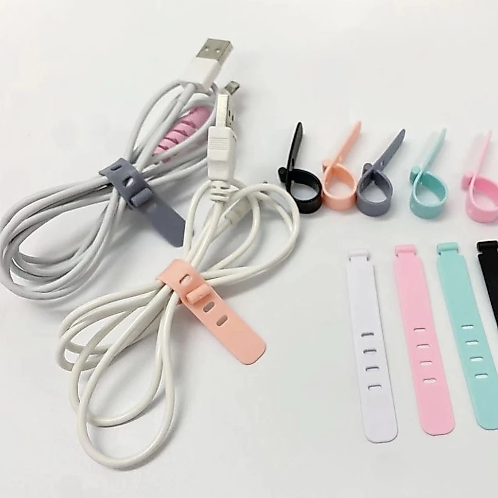 (5 ชิ้น) ส่งจากไทย ที่รัดสายชาร์จ จัดระเบียบหูฟัง ไม่พันกัน เก็บสายไฟ ที่เก็บสายชาร์จ ราคาถูกใช้งานเยอะ ที่รัดสายหูฟัง thumbnail 8