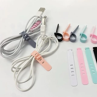 (5 ชิ้น) ส่งจากไทย ที่รัดสายชาร์จ จัดระเบียบหูฟัง ไม่พันกัน เก็บสายไฟ ที่เก็บสายชาร์จ ราคาถูกใช้งานเยอะ ที่รัดสายหูฟัง