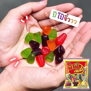 🍬 Euro 🍭เยลลี่ ปีโป้ กัมมี่ ฟิลล์ 1 กล่อง 12 ซอง Pipo รสโคล่า องุ่น ผลไม้ อร่อย หนุบหนับ มีไส้ เคี้ยว นุ่ม หอมกลิ่นผลไม้