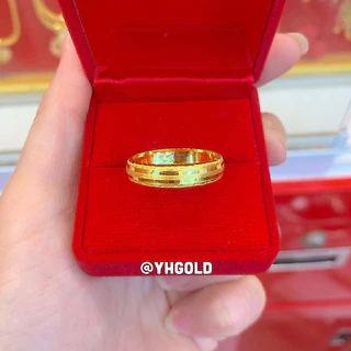 แหวนทองครึ่งสลึง Yonghenggold รอบวงขนแมว ทองคำแท้96.5%