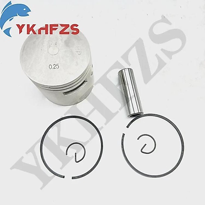 61N-11635-00 61N-11604-00 +025 Piston Set For Yamaha Parsun 25HP 30HP Outboard Engine Boat Motor Af