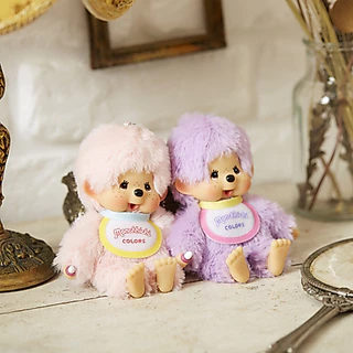 ของแท้ 100% Monchhichi Colors Keychain Size SS - พวงกุญแจมอนชิชิ หลากสี แท้ 100%