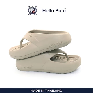 รองเท้าแตะ Hello Polo รองเท้าแฟชั่นหูคีบ EVA พื้นนิ่ม ผู้หญิง HP8038 เสริมส้นเท้า ระบายอากาศได้ดี