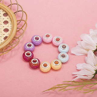 แฟชั่นคริสตัลสี Bead.Mud Ball & Singer Taylor Swift สร้อยข้อมือลูกปัด diy อุปกรณ์เสริม