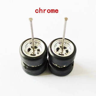 1/64 รถโลหะผสมล้อ 10.8 มม.ขอบยาง JDM/Star/ 7-Rays สําหรับล้อร้อน/Matchbox/Domeka/Tomy 1:64 รถ
