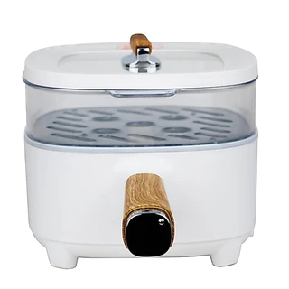 SMARTHOME Multi cooker หม้อไฟฟ้าอเนกประสงค์ หม้อชาบู หม้อสุกี้ มีซึ้งนึ่ง ความจุ 2 ลิตร รุ่น SFP104