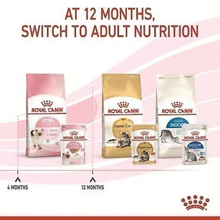 [ ยกกล่อง 12 ซอง ] Royal Canin Kitten Loaf โรยัล คานิน อาหารเปียกสำหรับแมว สูตรลูกแมว ขนาดซองละ 85 กรัม