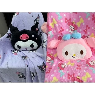 พร้อมส่ง!! หมอนผ้าห่ม 2in1 ลายการ์ตูน Kuro MY ผ้าห่มผื่นใหญ่ น่ารัก สุดCute