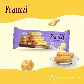 Franzzi Cookie 🍪 ฟรานซี่ คุกกี้ บิสกิต สอดไส้ครีม ช็อกโกแลต ชีส มัทฉะ สตอเบอรี่ บราวนี่ (มีเครื่องหมายฮาลาล)