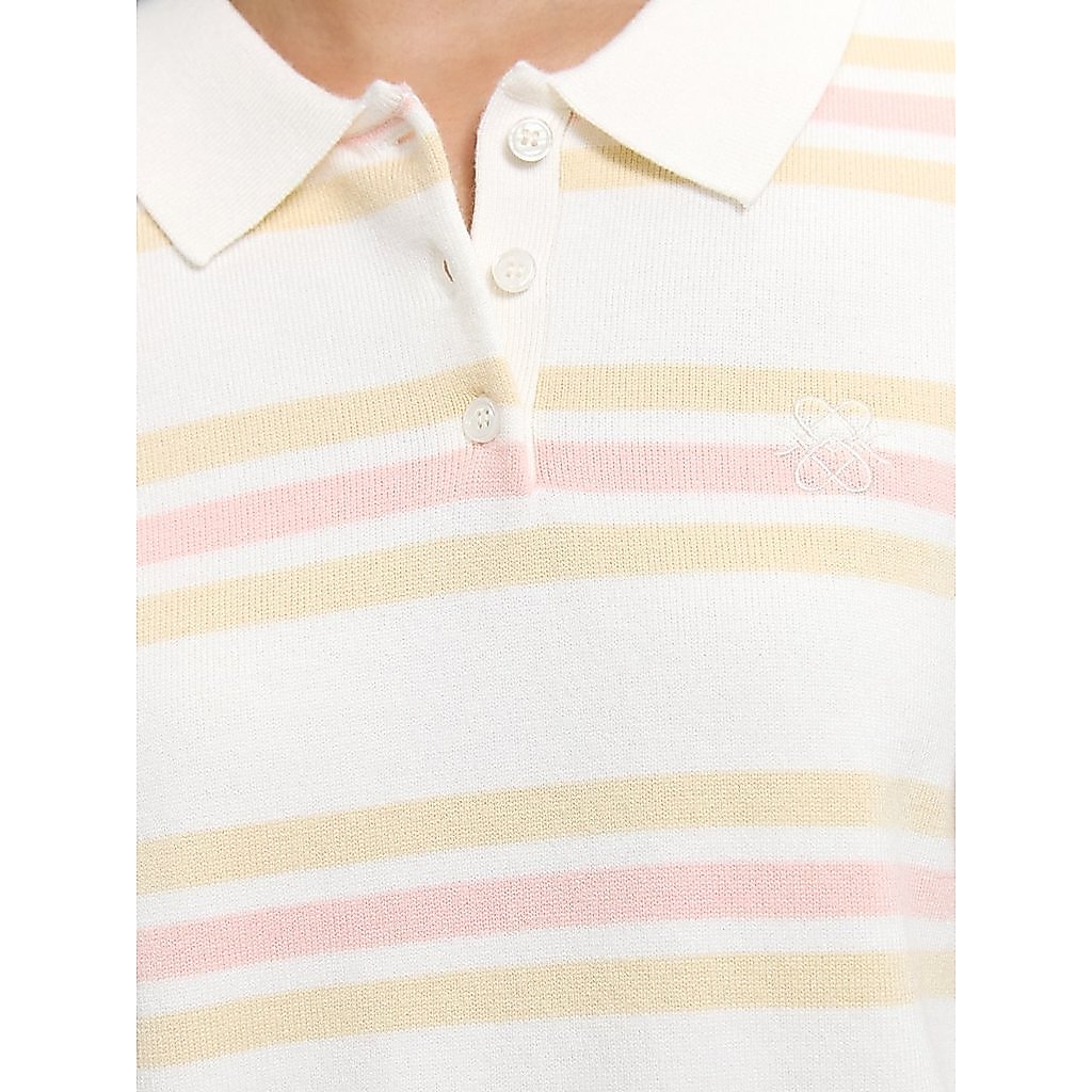 [Pomelo] เสื้อโปโลลายทาง / Striped Polo Top — صورة 7