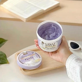 [เลือกจำนวนข้างใน]เคราตินนมแพะกระปุกม่วงเคราติน CARISTA Goat Milk Keratin ขนาด 500 g.