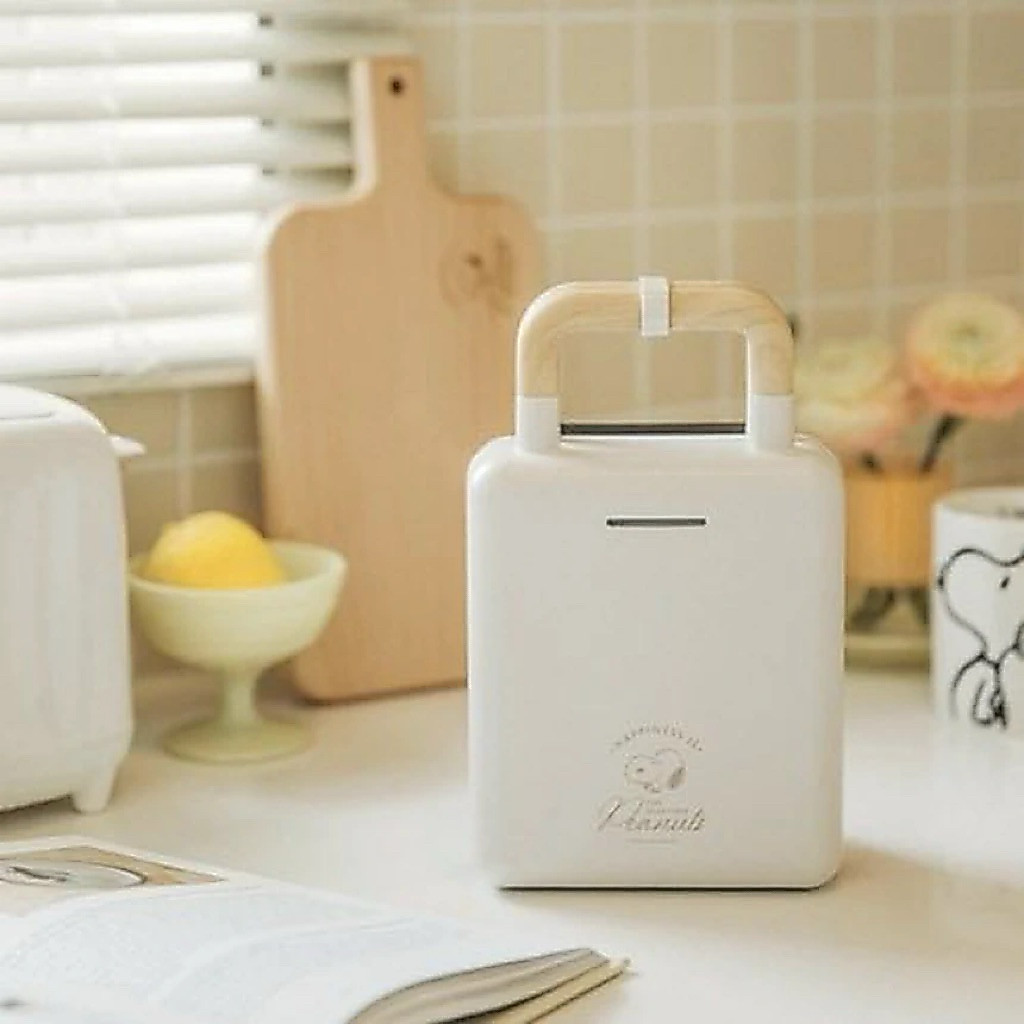🇰🇷พร้อมส่ง Snoopy Cozy Timer Waffle Sandwich Maker