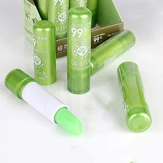 YTL ลิปอโลเวร่า 99% ลิปว่านหางจระเข้ PEIYEN aloe vera ลิปบาล์มว่านหางจระเข้ ลิปสติกอุณหภูมิเปลี่ยนสีธรรมชาติสีชมพู