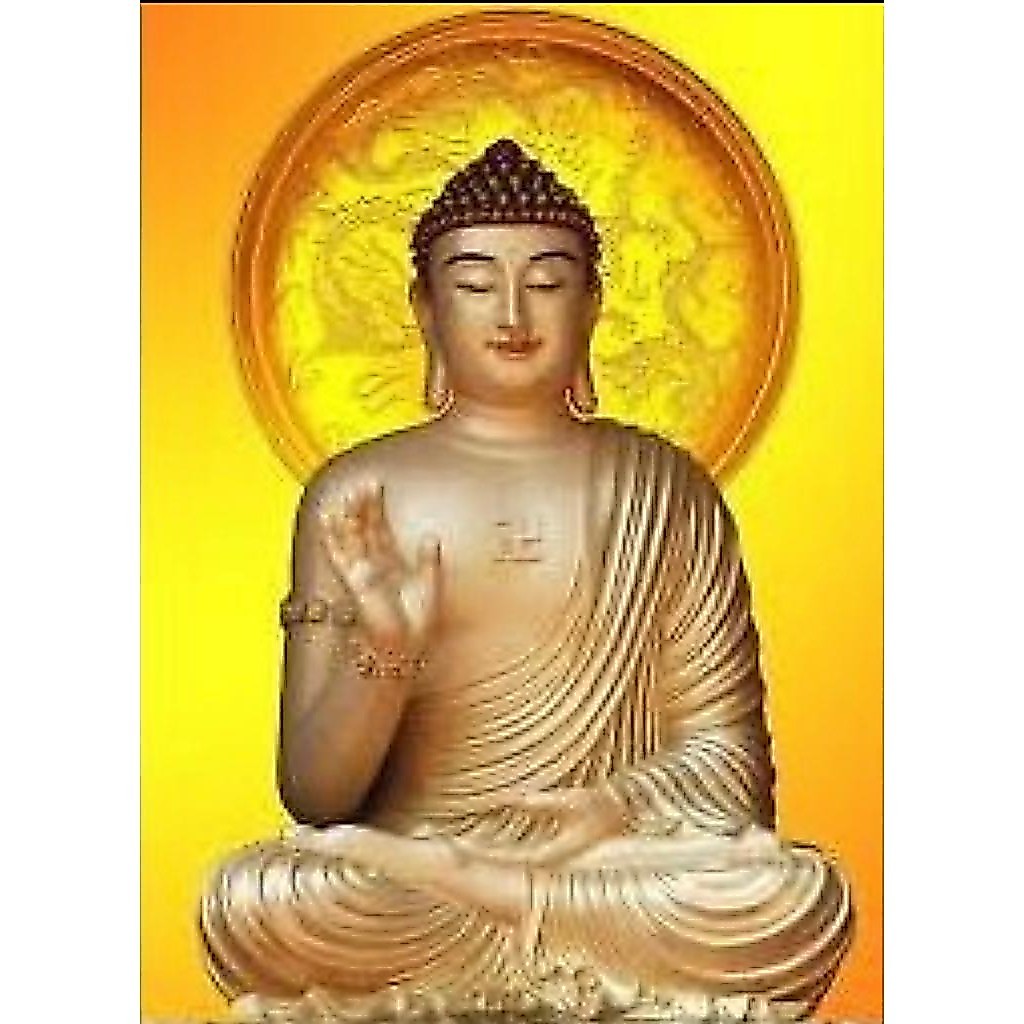 เพ้นท์สี FULL DIAMOND 5D (DIY) BUDDHA - H 30x40cm (PxH)