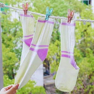 ตะกร้าไม้หนีบผ้า (30 ชิ้น) กันลม ที่หนีบผ้าพลาสติก ไม้หนีบ ตะกร้าเอนกประสงค์