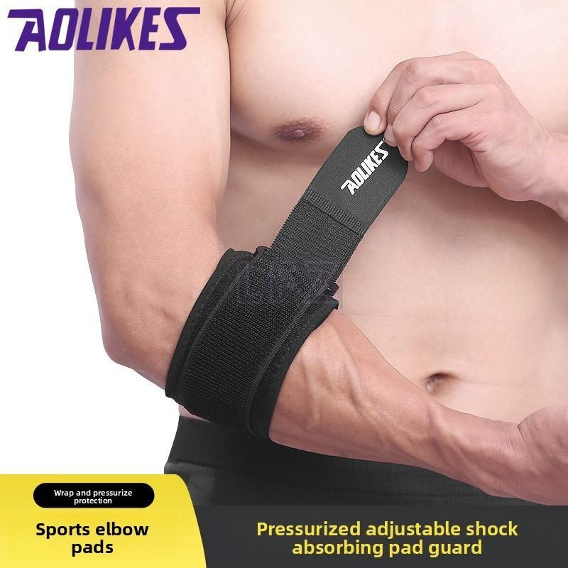 Basketball Sports Elbow Pads Breathable Adjustable Tennis Elbow Pads Anti-Collision Arm Guard Wrap C