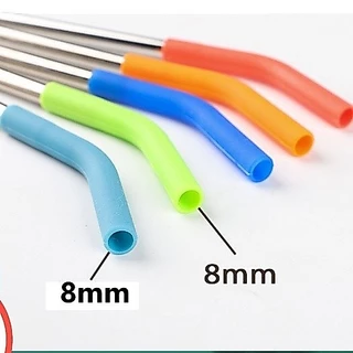 ซิลิโคนสำหรับสวมปลายหลอด ซิลิโคนข้องอ จุกซิลิโคนปิดหลอดแสตนเลส