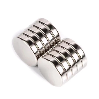 แม่เหล็กแรงสูง กลมแบน ขนาด 30 mm. แม่เหล็ก Neodymium มี 3 ขนาด ( 1 ชิ้น )