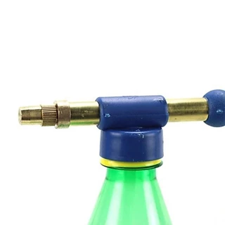 COUR เครื่องพ่นชลประทาน,แรงดันสูงทองเหลือง Atomizing Misting หัวฉีด, Push-pull เดี่ยว/คู่หัวปรับขวดเครื่องดื่ม Sprayer