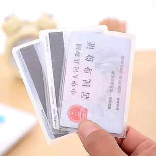MAS ที่ใส่บัตรแบบใส, ที่ใส่บัตรประชาชน ที่ใส่บัตรเอทีเอ็ม วัส PVC กันรอยขีดข่วน กันเปรอะเปื้อน กันฝุ่น