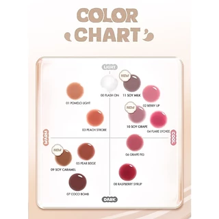 [rom&nd official] rom&nd JUICY FLASH LIP OIL 4.5g (11 colors) | Oil Glow, Flash Like Shine Lip Oil