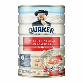 [ QUAKER ] เควกเกอร์ข้าวโอ๊ต🔴ปรุงสำเร็จ🔵สุกเร็ว ขนาด400 /800/1,000กรัม มีโปรตีน เบต้ากลูแคน ไฟเบอร์สูง