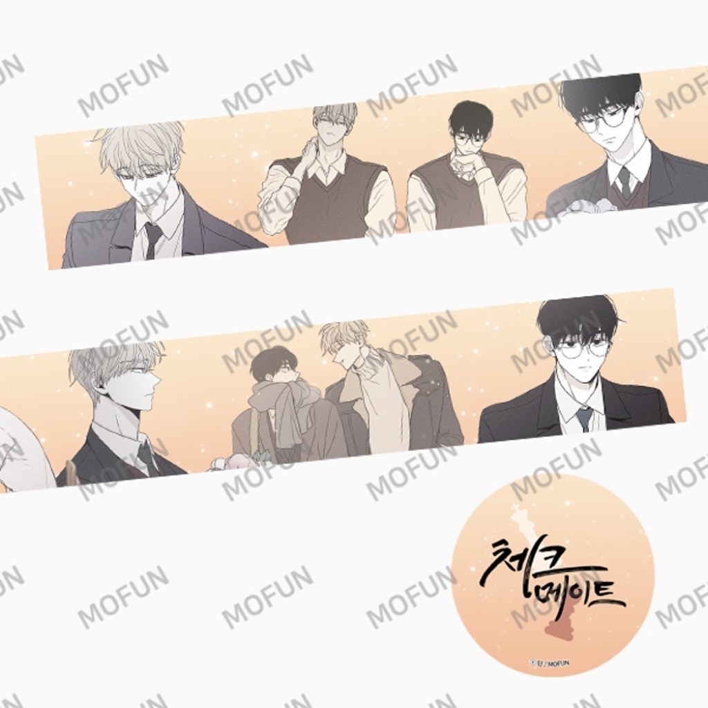 🔥Sale🔥เทปกลิตเตอร์ Checkmate BL Manhwa Glitter Tape Roll พร้อมส่ง