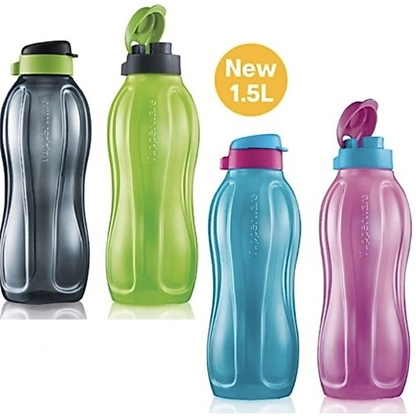 Tupperware Eco Bottle 1.5L 1500ml พร้อมโถสุขภัณฑ์ Eco botol 1500ml