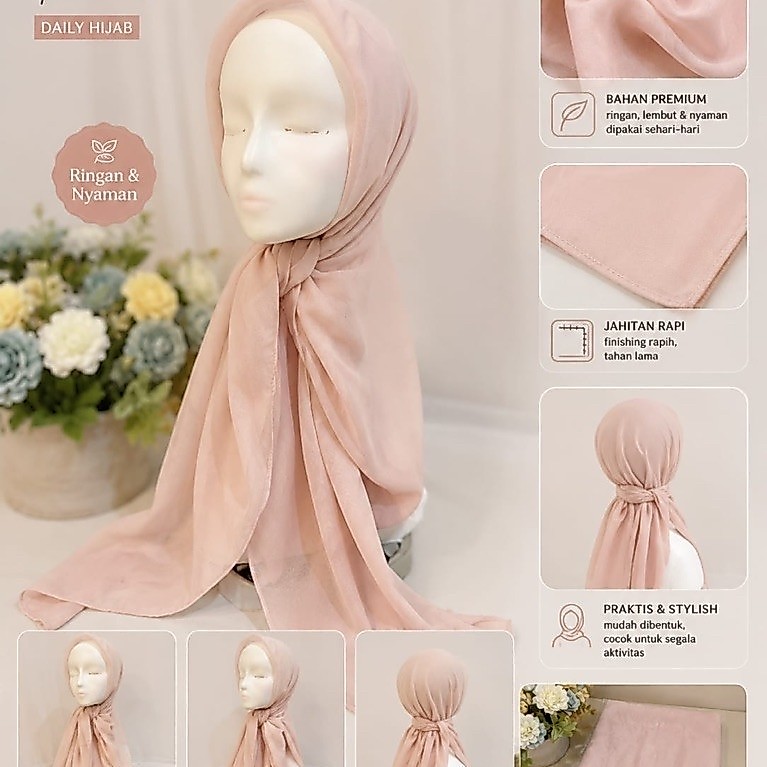 PLAIN PARIS JAPAN PREMIUM STANDARD HIJAB/PELAIN PREMIUM HIJAB/PARIS JAPAN HIJAB