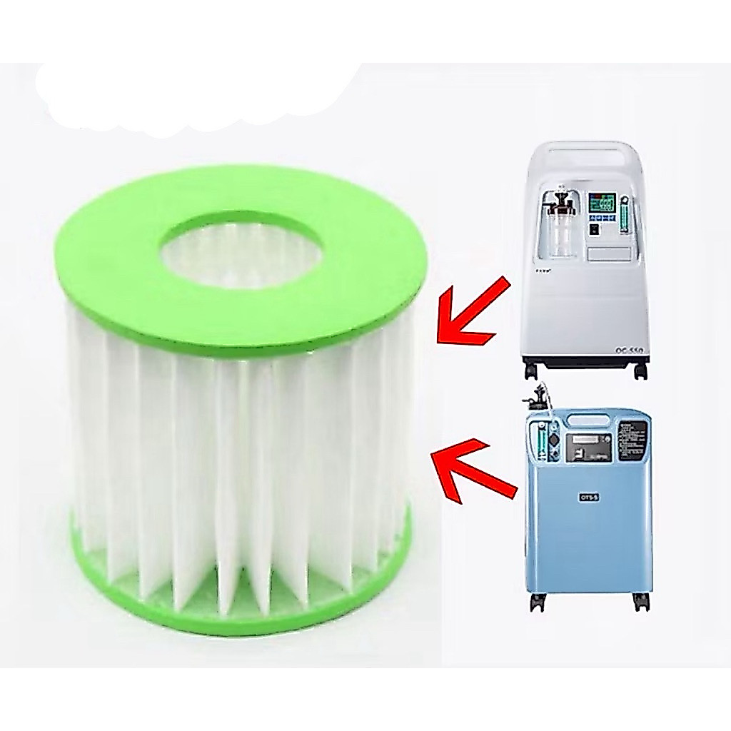 Bacteria filter for concentrator oxygen sysmed