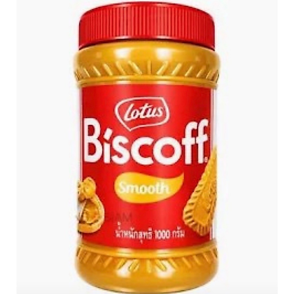 Biscoff Spread Smooth บิสคอฟสมูทขนาด 1กิโล เเยมทาขนมปังกลิ่นหอมคาราเมล