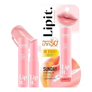 Lip it Sunday Sun Balm 3g. (ซันเดย์ซันบาล์ม เอสพีเอฟ50+ พีเอ++++ 3g.) ลิปอิท