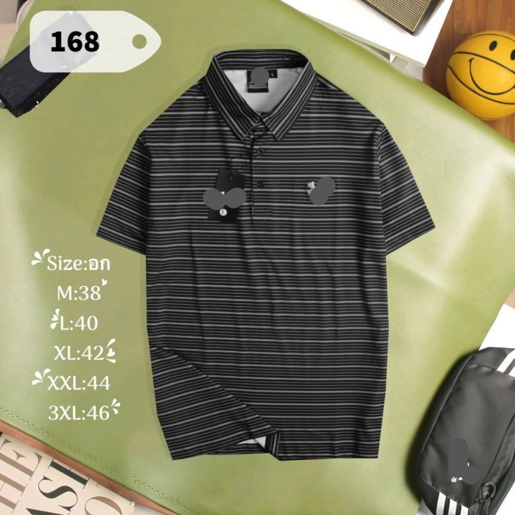 PoLo Men shirts new arrivals berst price เสื้อโปโลชายมาไมราคาถูกขอปกแขนสันฟ้ายืดไสสบาย