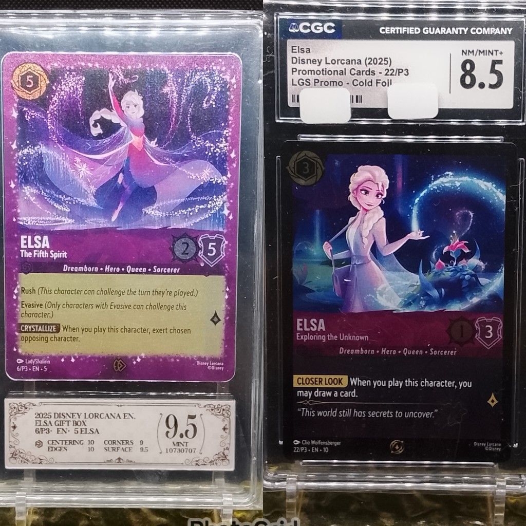 การ์ดlocana ใบเกรด cgc elsa ใบแท้พร้อมส่ง