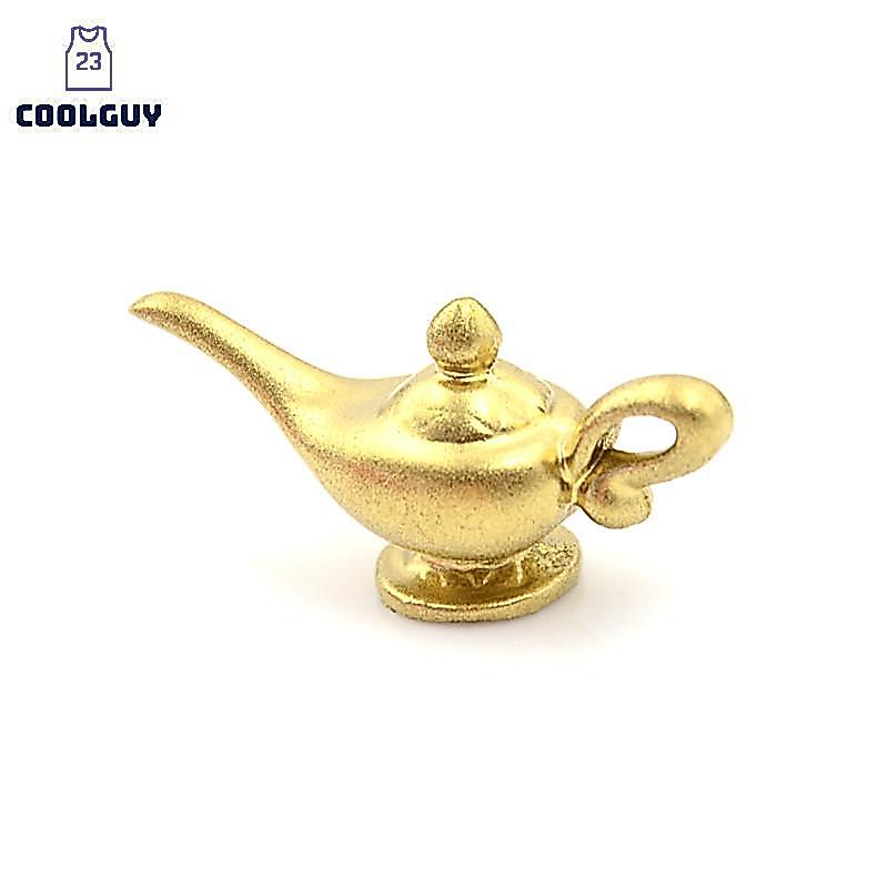 [YLSW] Dollhouse Miniature Mini Gold กาน้ําชาของเล่นรุ่นเด็กของขวัญ TH