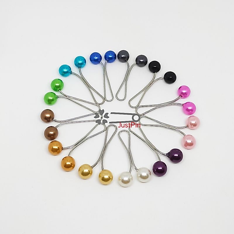 Simple สีสัน U Pin สําหรับ Headscarf/U Pin สําหรับ Headscarf สีสันสดใส