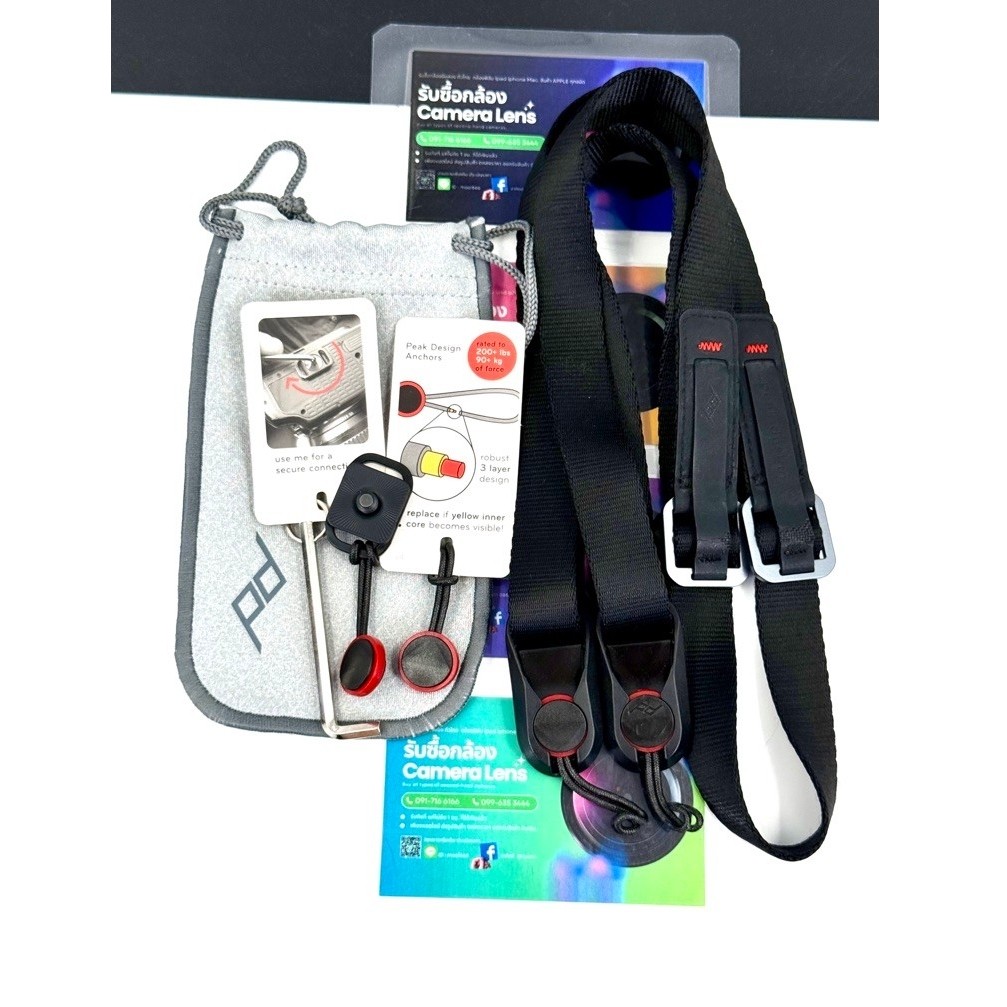 Used. Peak Design Slide Lite camera strap สายคล้องคอ ทนทานมาก🔴 Peak Design