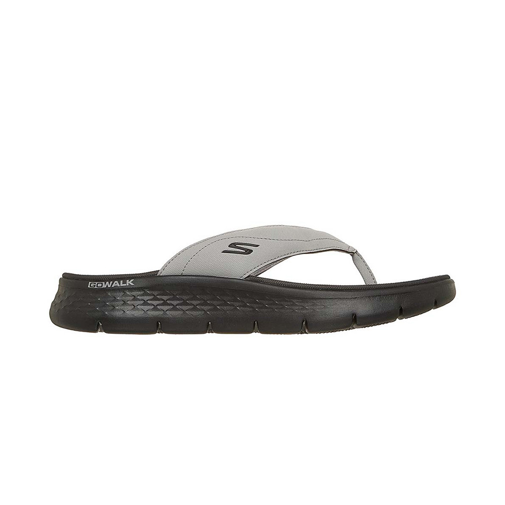 Skechers صندل رجالي GOwalk Flex — رمادي وأسود — صورة 2