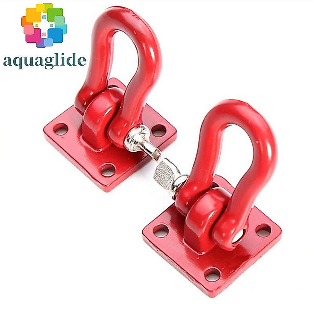 AQUAGLIDE โลหะ Trailer Hook Trailer SCX10 Hooks Crawler RC สําหรับรถบรรทุก Scale SCX-10 Winch RC Cra