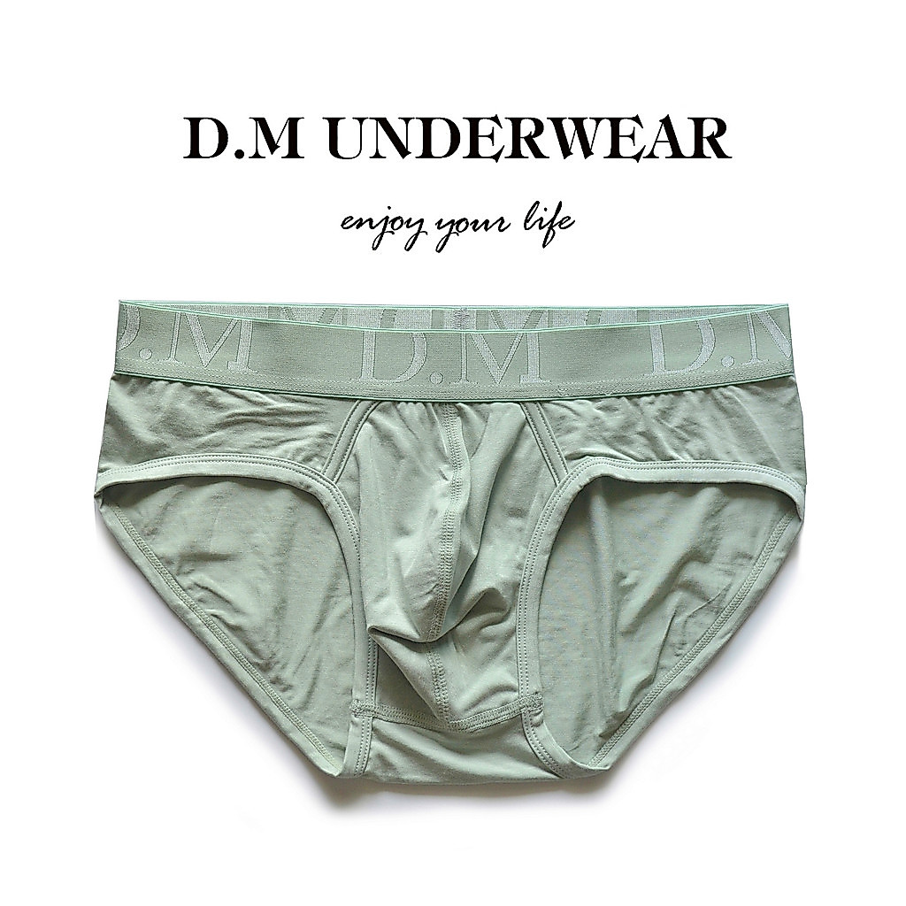DM 3004 Men Low-Rise Briefs,ชุดชั้นในผ้าฝ้าย Modal Lenzing สําหรับกีฬาและใช้อย่างเป็นทางการทุกวัน
